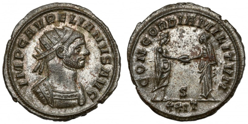 Aurelian (270-275 AD) Antoninian, Siscia - ex. G.J.R. Ankoné Issue: 8 (summer 27...