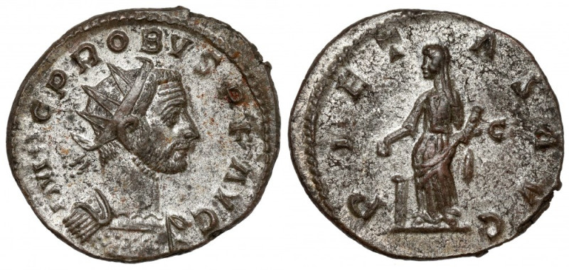 Probus (276-282 AD) Antoninian, Lugdunum Obverse:&nbsp; IMP C PROBVS•P•F•AVG Rad...