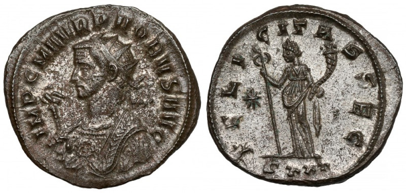 Probus (276-282 AD) Antoninian, Ticinum - ex. Philippe Gysen Star in left field ...