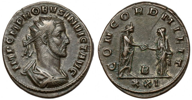 Probus (276-282 AD) Antoninian, Siscia - ex. Philippe Gysen A portrait of the fi...