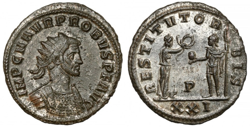 Probus (276-282 AD) Antoninian, Siscia Obverse: IMP C M AVR PROBVS P F AVG Radia...