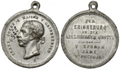 Austria, Franciszek Józef I, Medal bez daty - Zur Erinnerung an die Adelsberger Grotte