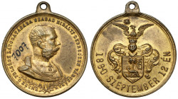 Austro-Węgry, Franciszek Józef I, Medal 1890 - Emlék ö Felsége Látogatására Szabad Királyi Debreczen Városaban