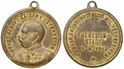 Austria, Franciszek Józef I, Medal 1912 - Theresien-stadt
