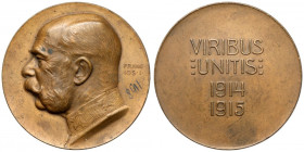 Austria, Franciszek Józef I, Medal VIRIBUS UNITIS 1914-1915