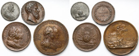Austria i inne, zestaw medali (4szt)