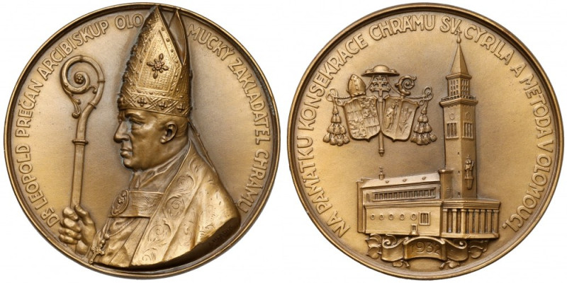 Czechy, Medal 1932 - na pamiątkę poświęcenia świątyni Cyryla i Metodego średnica...
