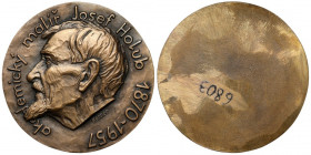 Czechy, Medal 1957 - Josef Holub (1870-1957)