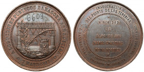 Hiszpania, Medal 1887 - A Los Poderes Publicos Zaragoza Agradecida