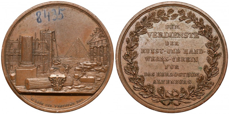Niemcy, Fryderyk IV, Medal - za zasługi dla Stowarzyszenia Sztuki i Rzemiosła Ar...