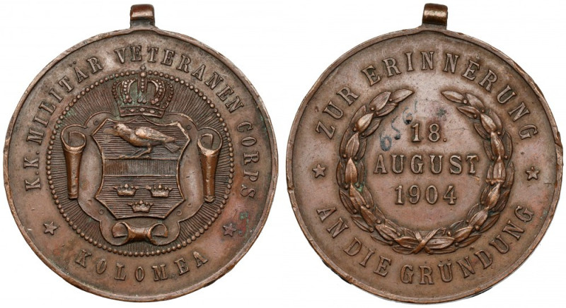 Niemcy, Medal 1904 - Zur Erinnerung an Die Grundung Medal z napisanym numerem tu...