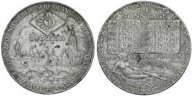 Niemcy, Medal promocyjny 1943 - kalendarz