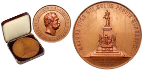 Russia, Medal 1894 statue of Alexander II in Helsinki