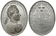 Szwecja, Karol XII, Medal 1713 - bitwa z Turkami pod Bender