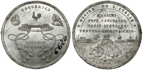Włochy, Medal 1849 - Coquerico Oudinot de Reggio