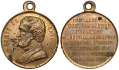 Włochy, Medal 1861 - le Comte de Cavour