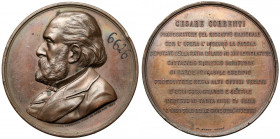 Włochy, Medal Cesare Correnti, 1883