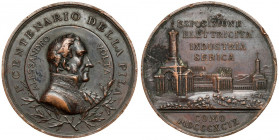 Italy, Alessandro Volta - Centenario de lla Pila / Esposizione Elettricità Industria Serica, Como 1899