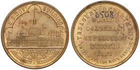 USA, Medal 1893 - światowa wystawa kolumbijska w Chicago