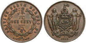 North Borneo, Cent 1886-H