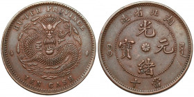 China, Hupeh, Guangxu, 10 cash no date (1902-1905)