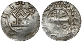 Otto III i Adelajda (983-1002), Denar z kapliczką