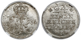 Prusy, Fryderyk II, 1/24 talara 1756-F