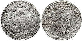 Saksonia, Krystian II, Jan Jerzy I i August, Talar 1597 HB, Drezno