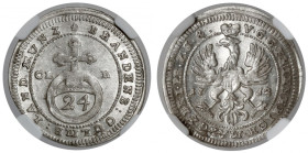 Brandenburg-Bayreuth, Fryderyk II, 1/24 talara 1752 CLR