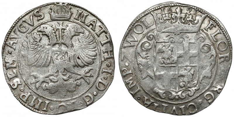 Netherlands, Zwolle, Matthias I, 28 stuivers 1621 Srebro, średnica 39,5 mm, waga...