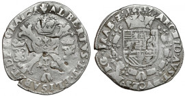 Spanish Netherlands, Albert and Isabella, 1/2 patagon 1617