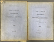 Adolph Hess, Montenuovo'schen - Munzsammlung ITALIEN - 1883 r. (2szt)