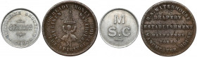 England, lot of 2 tokens