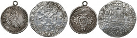Netherlands, Patagon 1654 and Hungary, 1/4 thaler 1714, lot (2pcs)