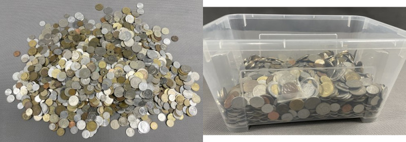 World coins MIX (6.36 kg) Zestaw nie z typowe skupu bieżącego, ale za zapasów po...