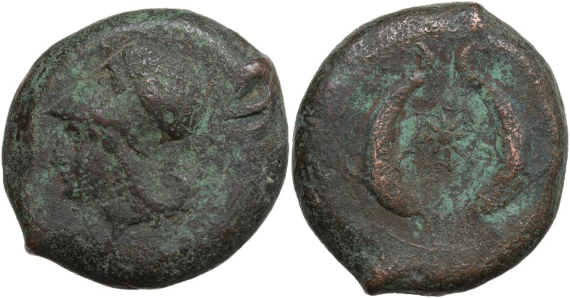 Sicily, Syracuse. Dionysios I (405-367 BC). Æ Drachm (31,7 mm, 32,21 g), c. 380 ...