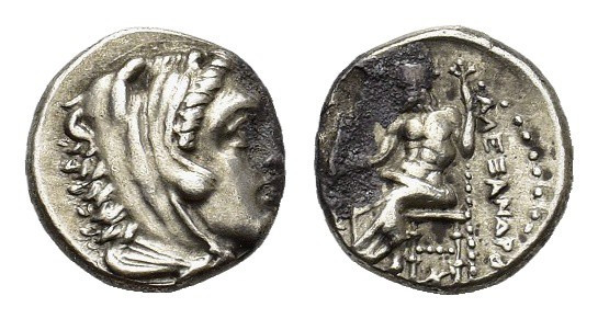 Kings of Macedon. Alexander III "The Great" (336-323). AR Drachm (15,5 mm, 4,3 g...