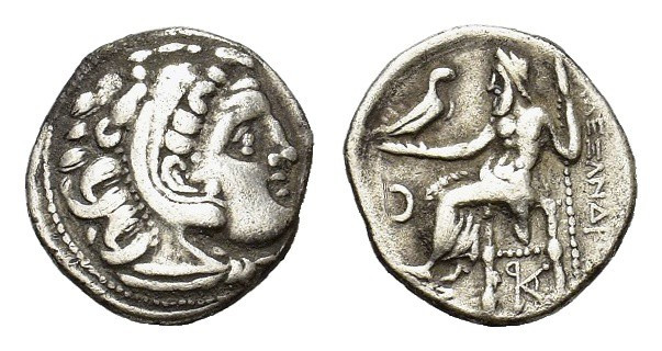 Kings of Macedon. Antigonos I Monophthalmos (320-301 BC). AR Drachm (17,7 mm, 4 ...