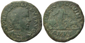 Moesia superior, Viminacium. Philip I (244-249). Æ (30,57 mm, 20,60 g). AN VI (year 6 = AD 244/5). Laureate, draped and cuirassed bust r. R/ Moesia Su...