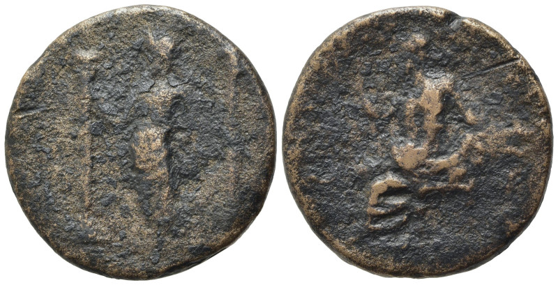 Corcyra, Corcyra. Pseudo-autonomous issue. Time of the Antonines (138-192). Æ (1...