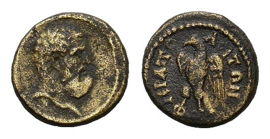 Phrygia,Hierapolis. Pseudo-autonomous-issue, AD 98-217. Æ (15,8 mm, 3 g). Head o...