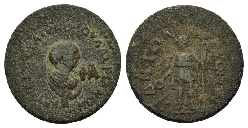 Pamphylia, Side. Valerian II (Caesar, 256-258). Æ 11 Assaria (29,5 mm, 16,3 g).B...