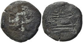 L. Cornelius Cinna, Rome, c. 169-158 BC. Æ As (30,33 mm, 23,11 g). Laureate head of Janus. R/ Prow r.; above, CINA; below, ROMA. Crawford 178/1; RSC C...