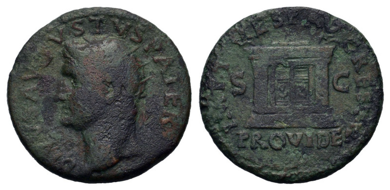 Titus (79-81). Æ As (27,77 mm, 9,83 g). Rome, AD 80-81. Radiate head of Augustus...