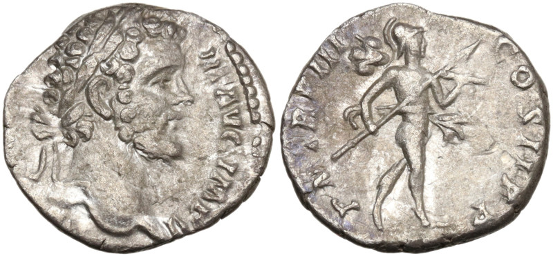 Septimius Severus (193-211). AR Denarius (17,5 mm, 2,2 g). Rome, AD 195.Laureate...