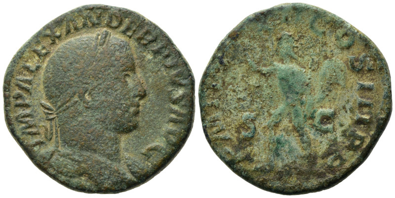 Severus Alexander (222-235). Æ Sestertius (29,29, 19,11 g). Rome, AD 234. Laurea...