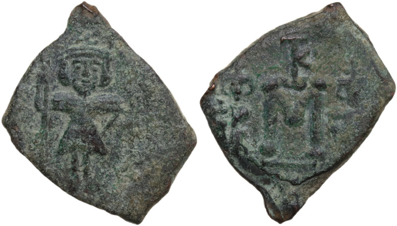 Constantine IV (668-685). Æ 40 Nummi (16,7 mm, 4,8 g). Syracuse, 672-677. Consta...