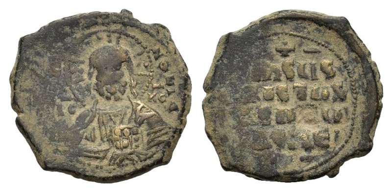 Anonymous, time of Basil II and Constantine VIII (970-1092). Æ 40 Nummi (32 mm, ...