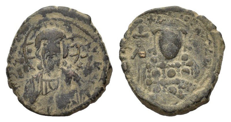 Constantine X (1059-1067). Æ Follis (25,6 mm, 7,6 g). Constantinople. Facing bus...