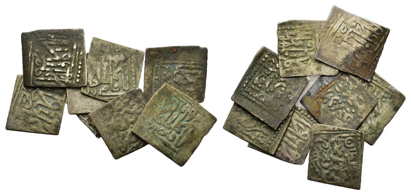 Lot of 8 Islamic AR coins, including Ottoman (Tunis), Ahmed III (1115-1143 AH / ...